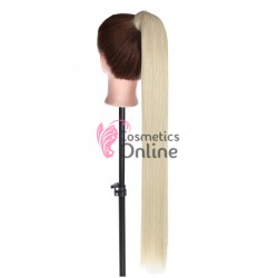 Extensie de par coada cu clema si arici dreapta de 80cm Snoilite cod T2032 Blond Deschis
